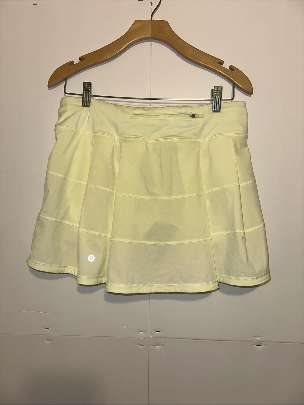 lululemon athletica Light Yellow Skater Athletic Skirt